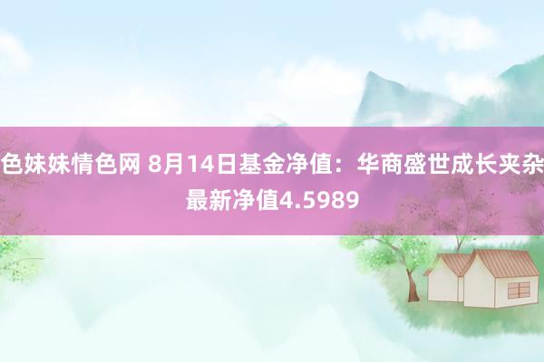   色妹妹情色网 8月14日基金净值：华商盛世成长夹杂最新净值4.5989